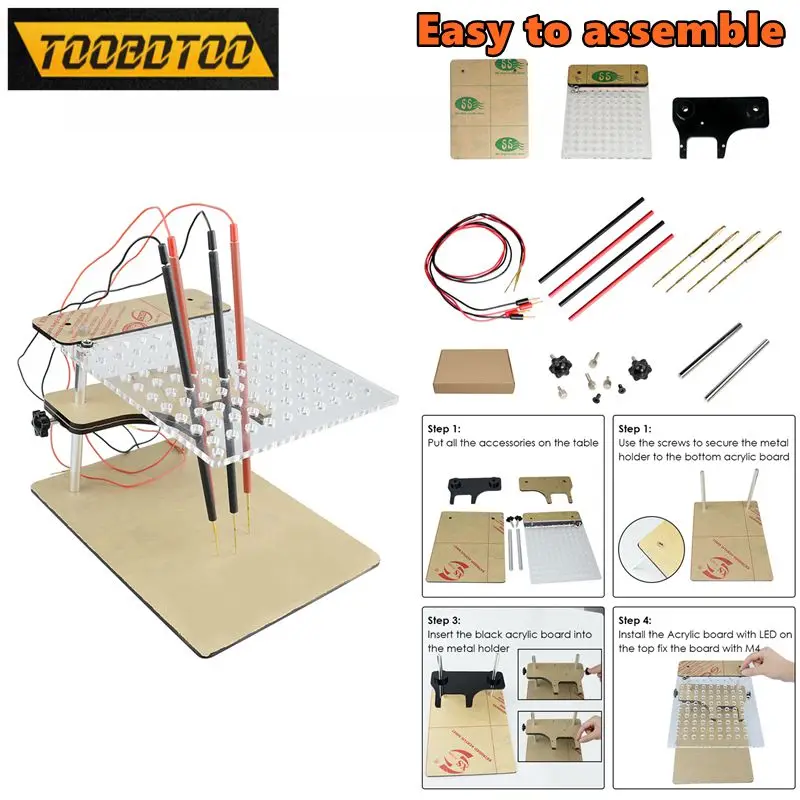 

Тестовая плата рамки BDM с 4 шт. штифтом зонда BDM для KESS KTAG FGTECH, автоматический инструмент для настройки программисторов, чипов
