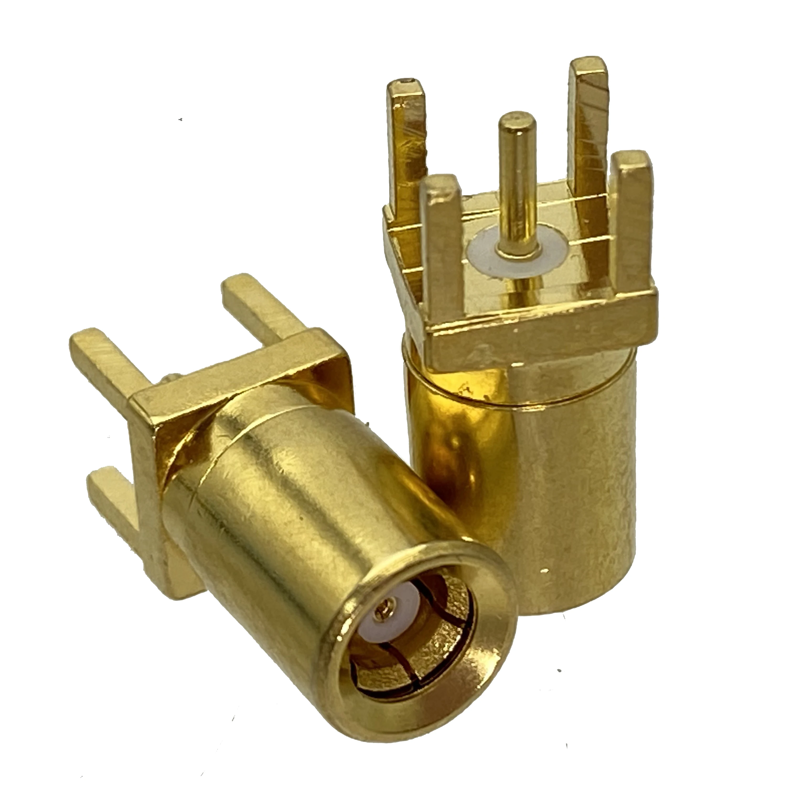 

10pcs Connector SMB female jack solder PCB mount straight RF COAXIAL Wire Terminals