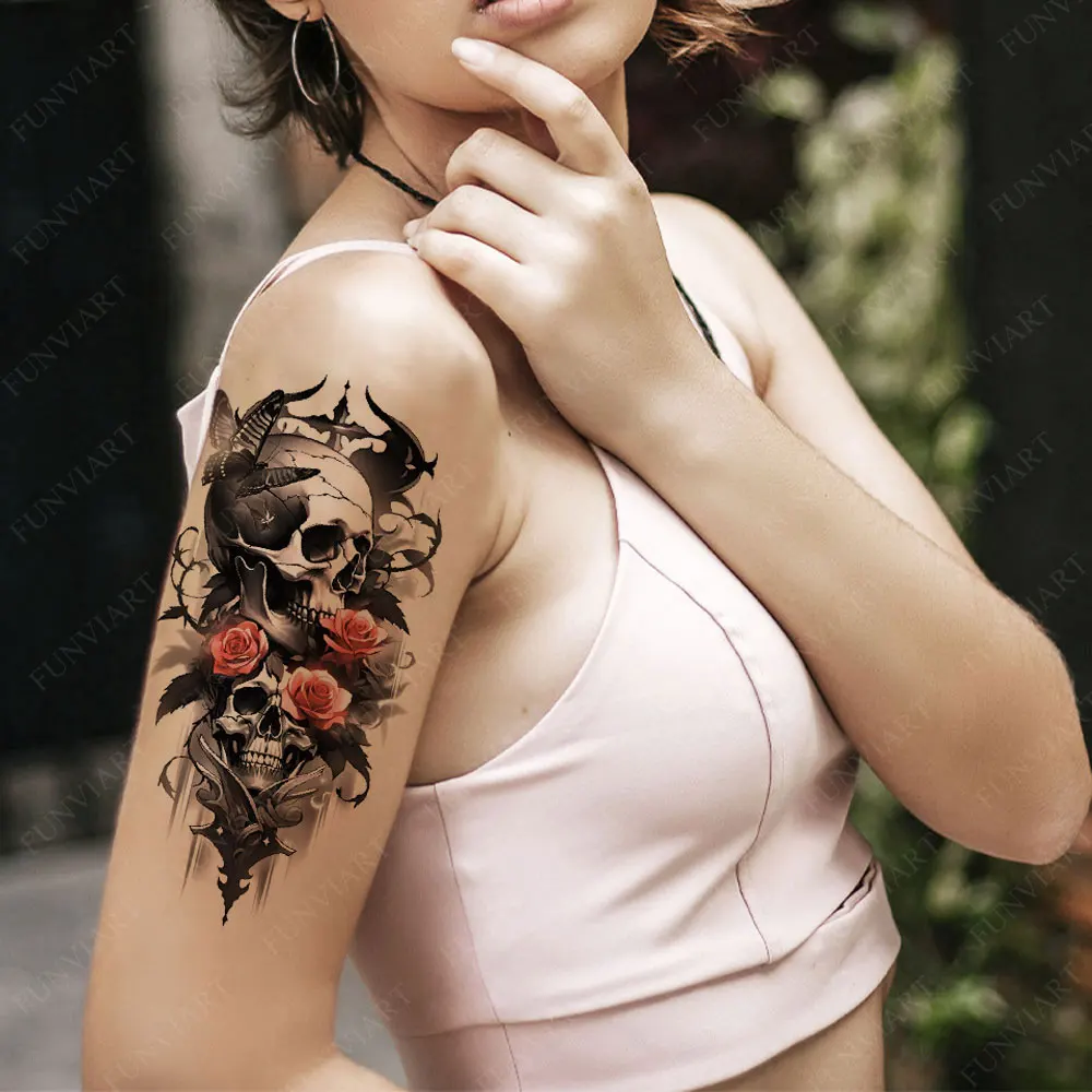 Водостойкие временные татуировки с животными