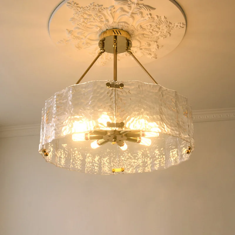 

Подвесной светильник, стеклянная лампа в современном стиле, креативная атмосфера, домашнее простое украшение для гостиной