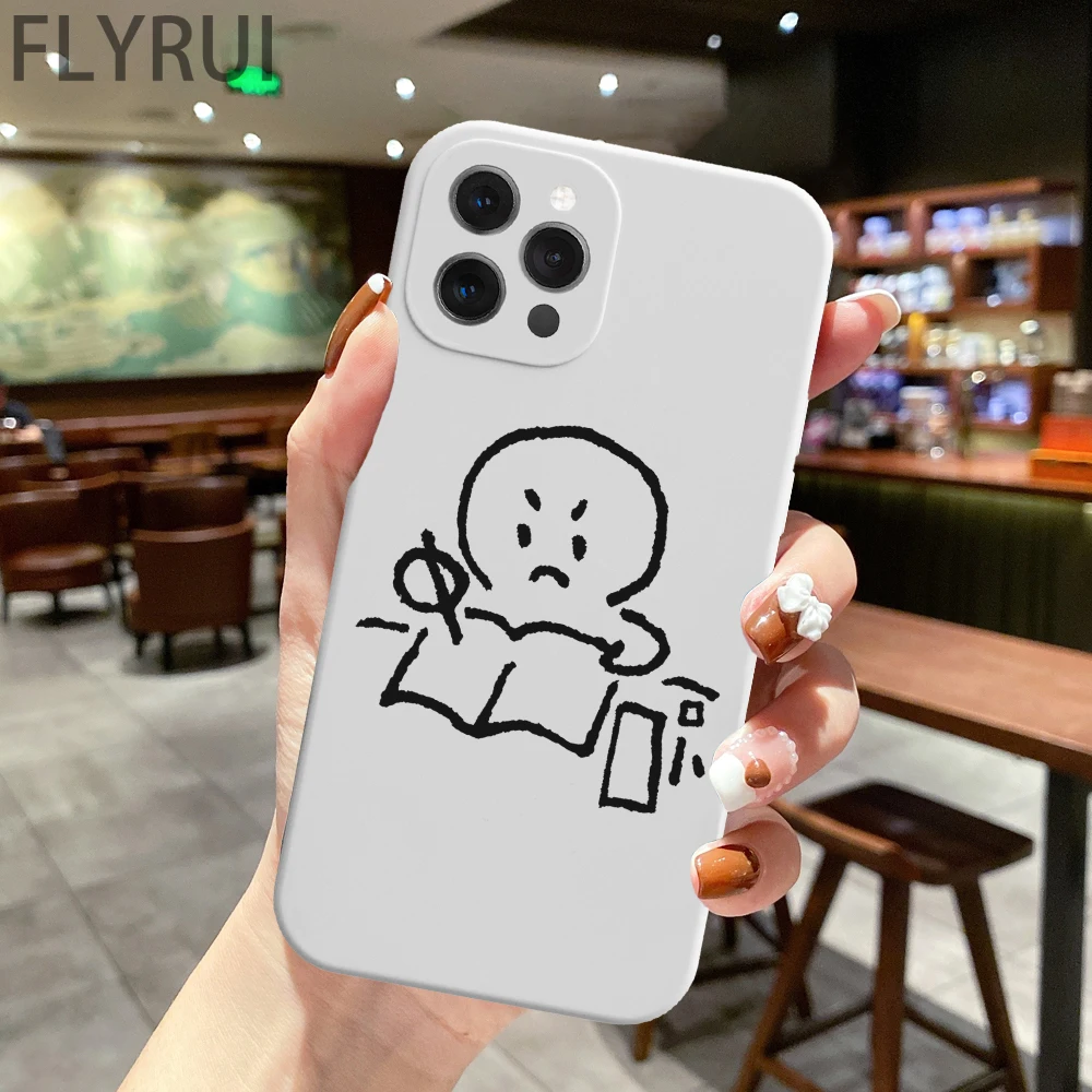 Фото Силиконовый чехол для iPhone 13 12 Mini 11 Pro X XR XS Max 7 8 Plus SE 2 №5