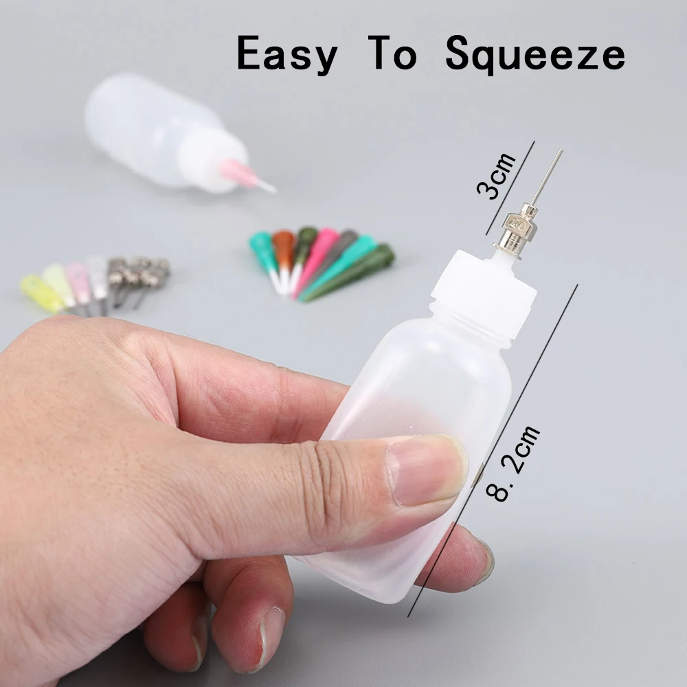 2 бутылки 16 насадок аппликатор хны набор бутылок для искусственной краски