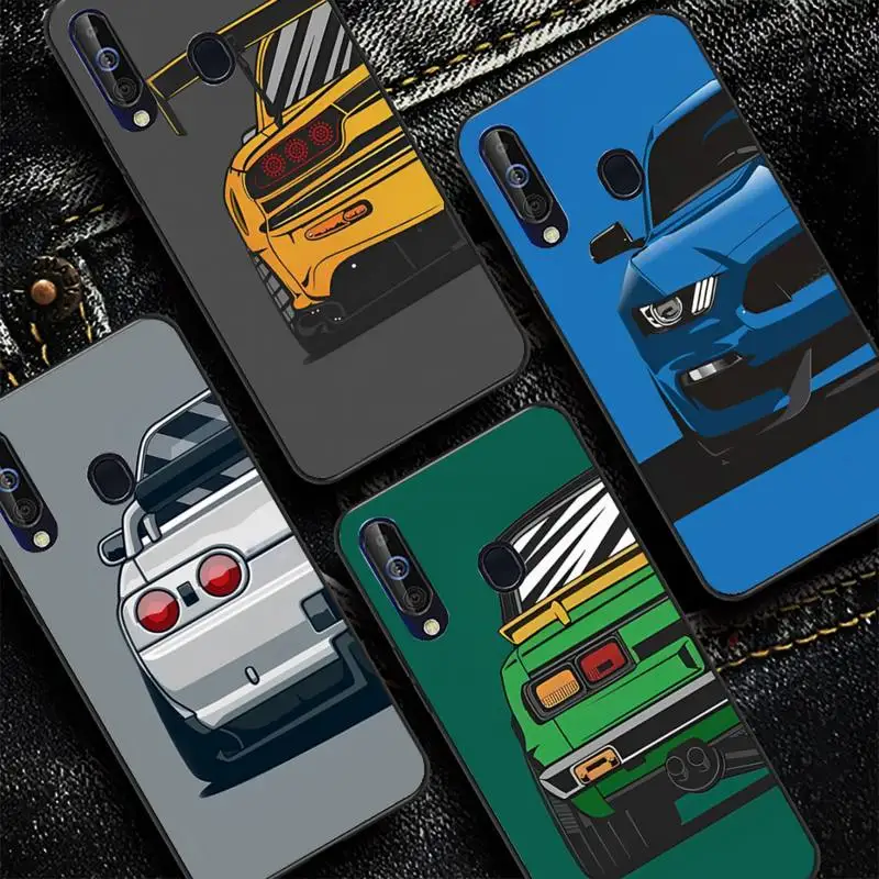 

Japan JDM Sports Cars Comic Phone Case for Samsung A51 01 50 71 21S 70 31 40 30 10 20 S E 11 91 A7 A8 2018