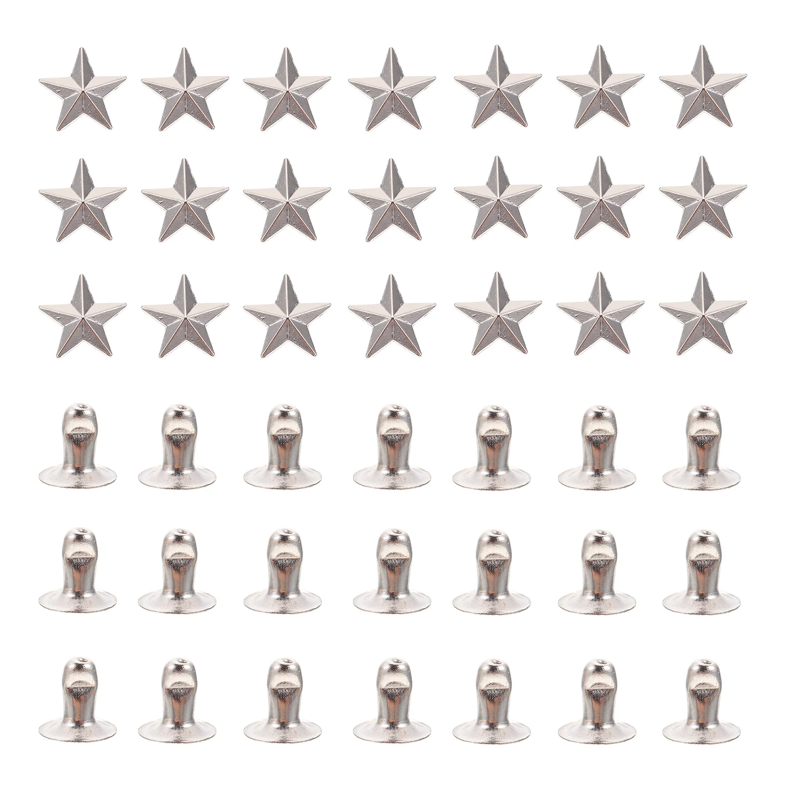 

Nailhead Punk Rivets Punk Rivets Jewelry Accessories Five-pointed Star Rivet Fashion Screw Back