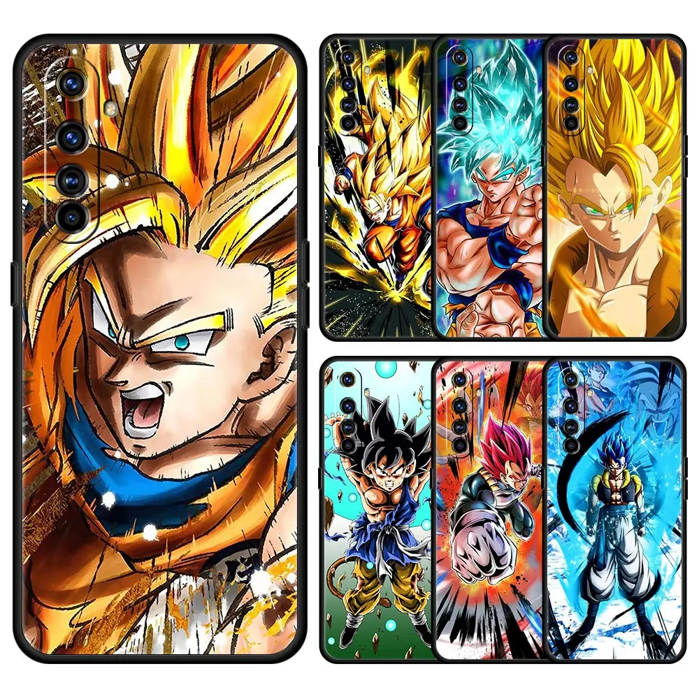 

Dragon Ball Anime Boy For Realme 8 7 6 Pro C21 C3 C11 Black Phone Case Oppo A53 A52 A9 A54 A15 A95 Reno7 SE Reno6 Pro 5G Z Cover