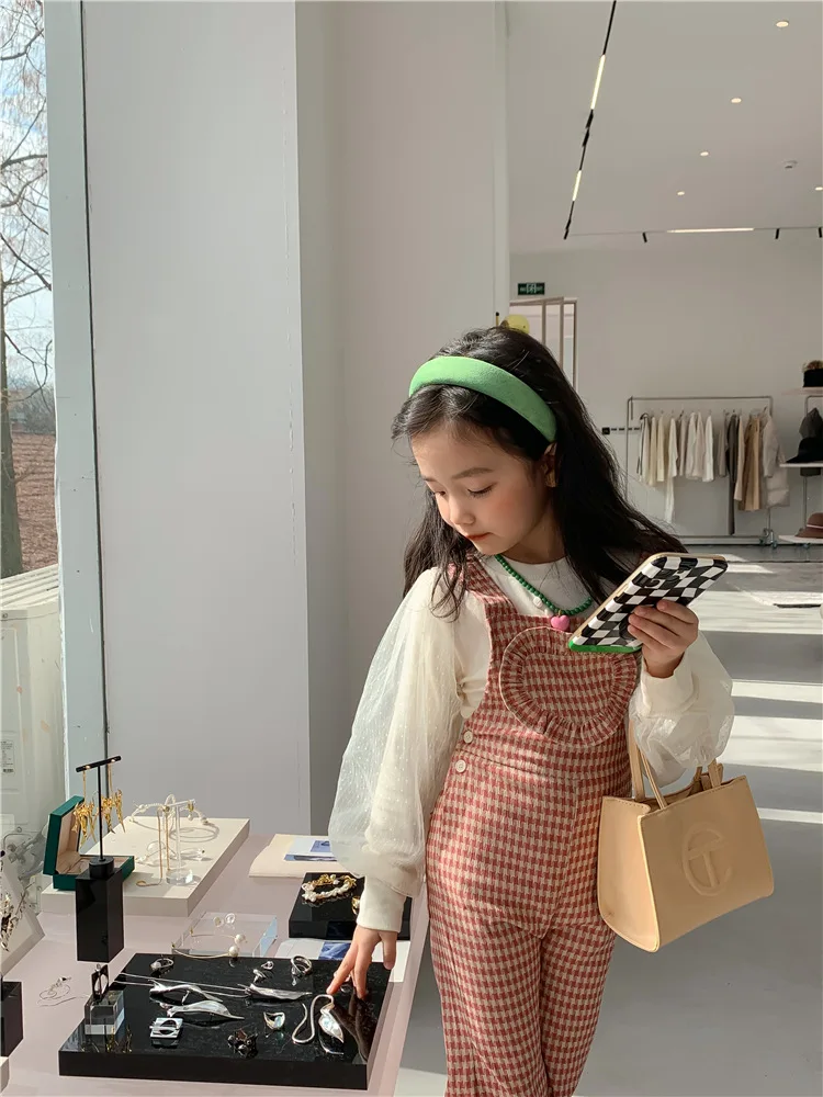 Весна 2022 детская одежда рубашка для девочек футболка ремешок влюбленных Детские