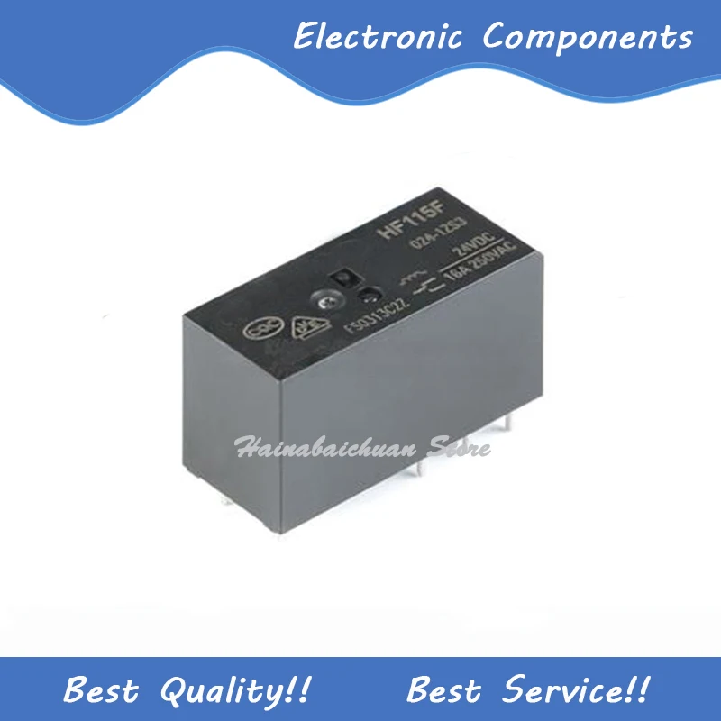 10 шт./партия, новые и оригинальные фонарики HF115F-024-1ZS3 DIP8