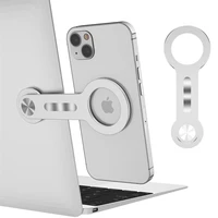 Lovebay Laptop Cell Phone Mount For iPhone Collapsible Metal Paste Base Office Monitor Magnetic Holder Adapt Cellphone