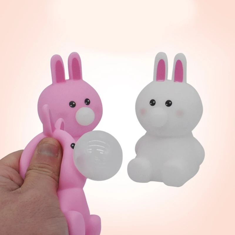 

Cute Rabbit Doll Kids Pinch Soft Ball Toy Present Cartoon Animal Relieve Stress Portable Soft Toys Decompression Toy