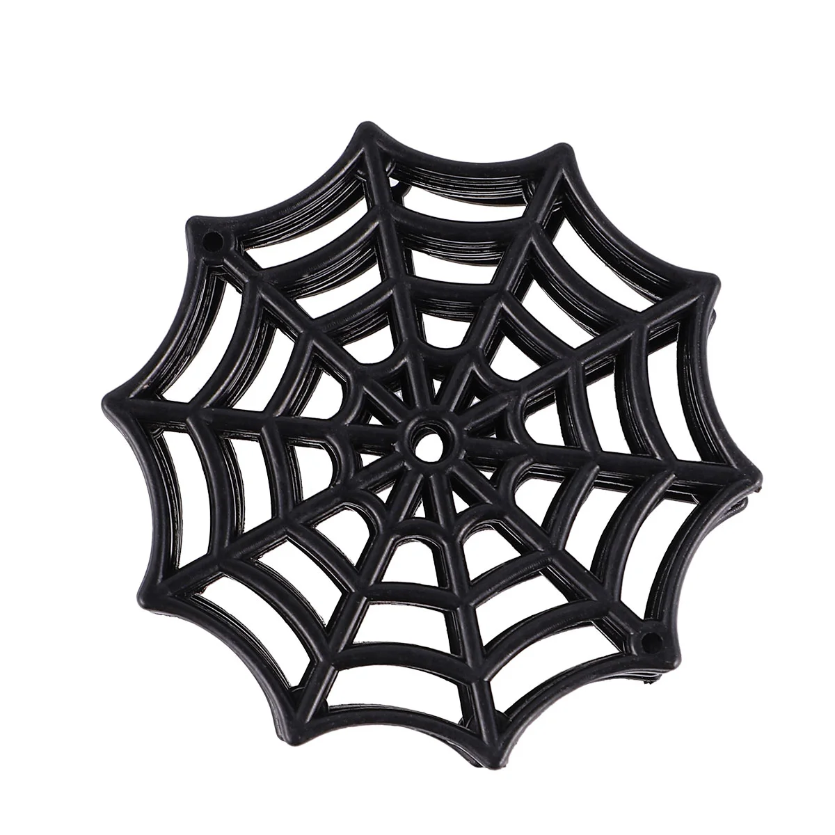 

50 Pcs Halloween Plastic Spider Web Decorations Outdoor Headgear Office Home Accessories