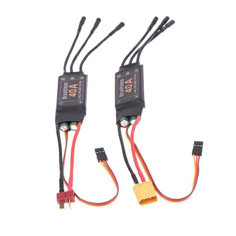Фото Бесщеточный контроллер скорости Mitoot 40A ESC 2-4S с UBEC 5V 3A для радиоуправляемых FPV квадрокоптеров №3