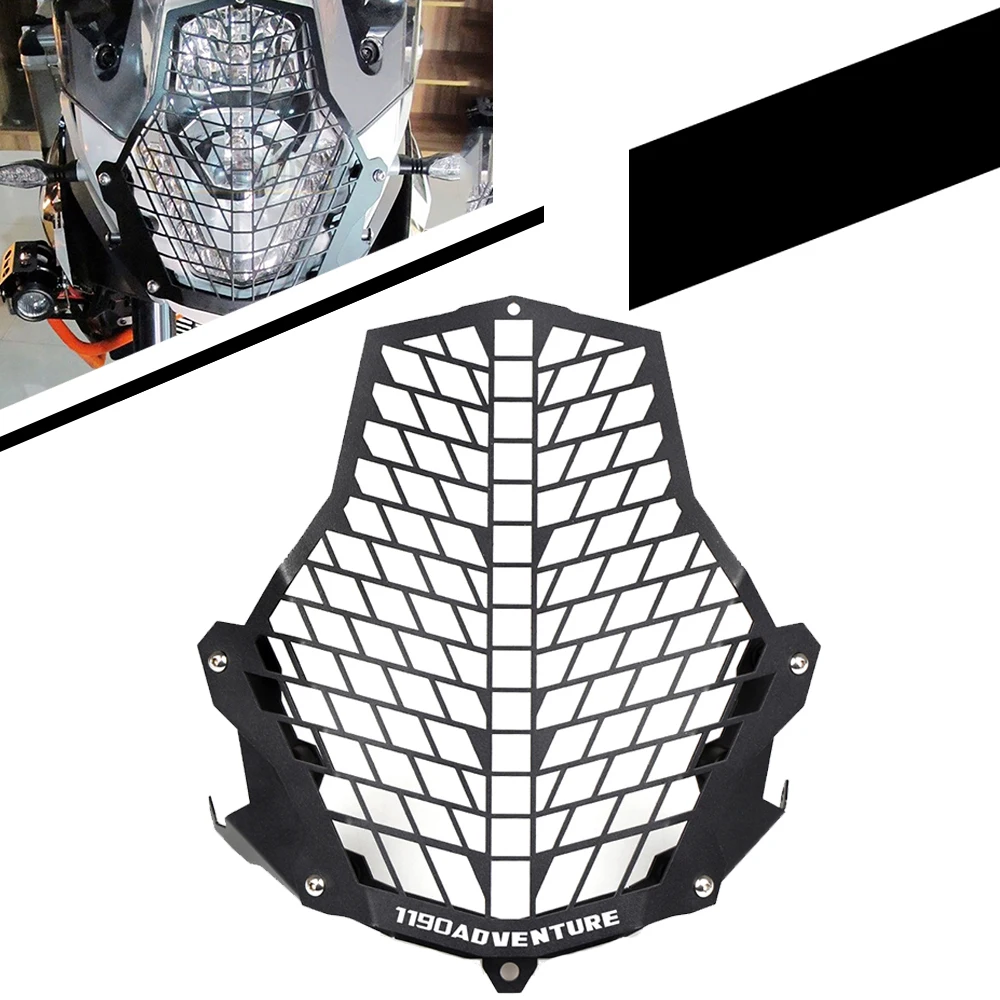 

For 1190 Adventure/ R 2013 2014 2015 2016 2017 2018 Motorcycle Headlight Protector Guard Lense Cover grill 1190 AdventureR motor