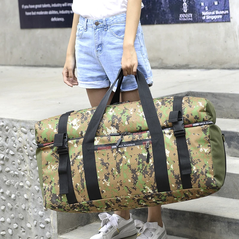 YILIAN Oversized handbag Man multifunction backpack luggage single shoulder bag Waterproof Oxford travel clothing bag