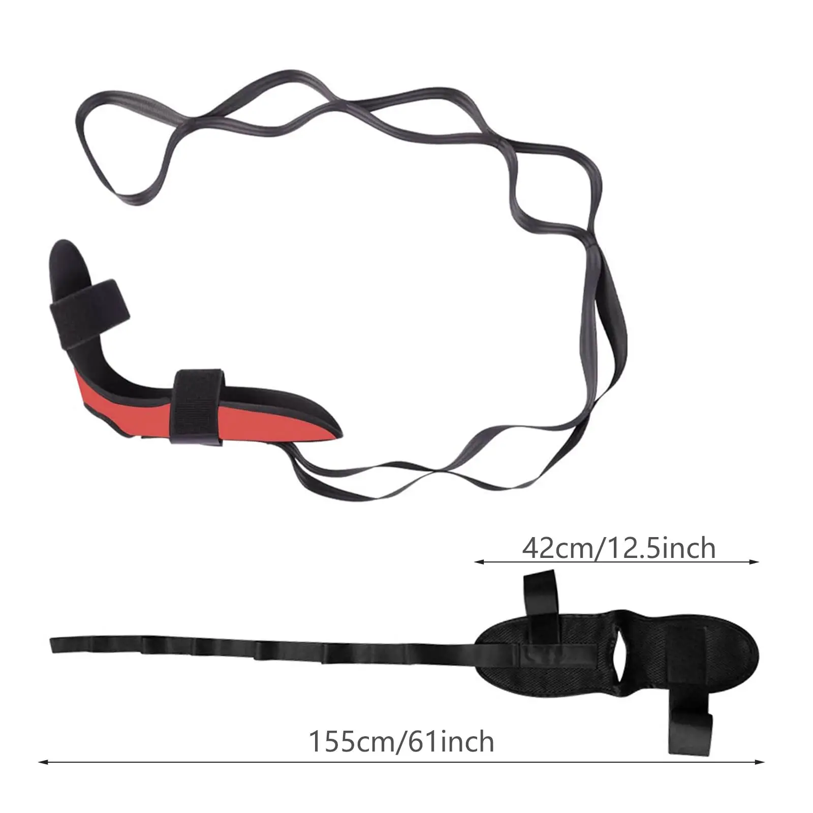 Эластичный пояс для йоги растяжки ног балета танцев гимнастики тренировок