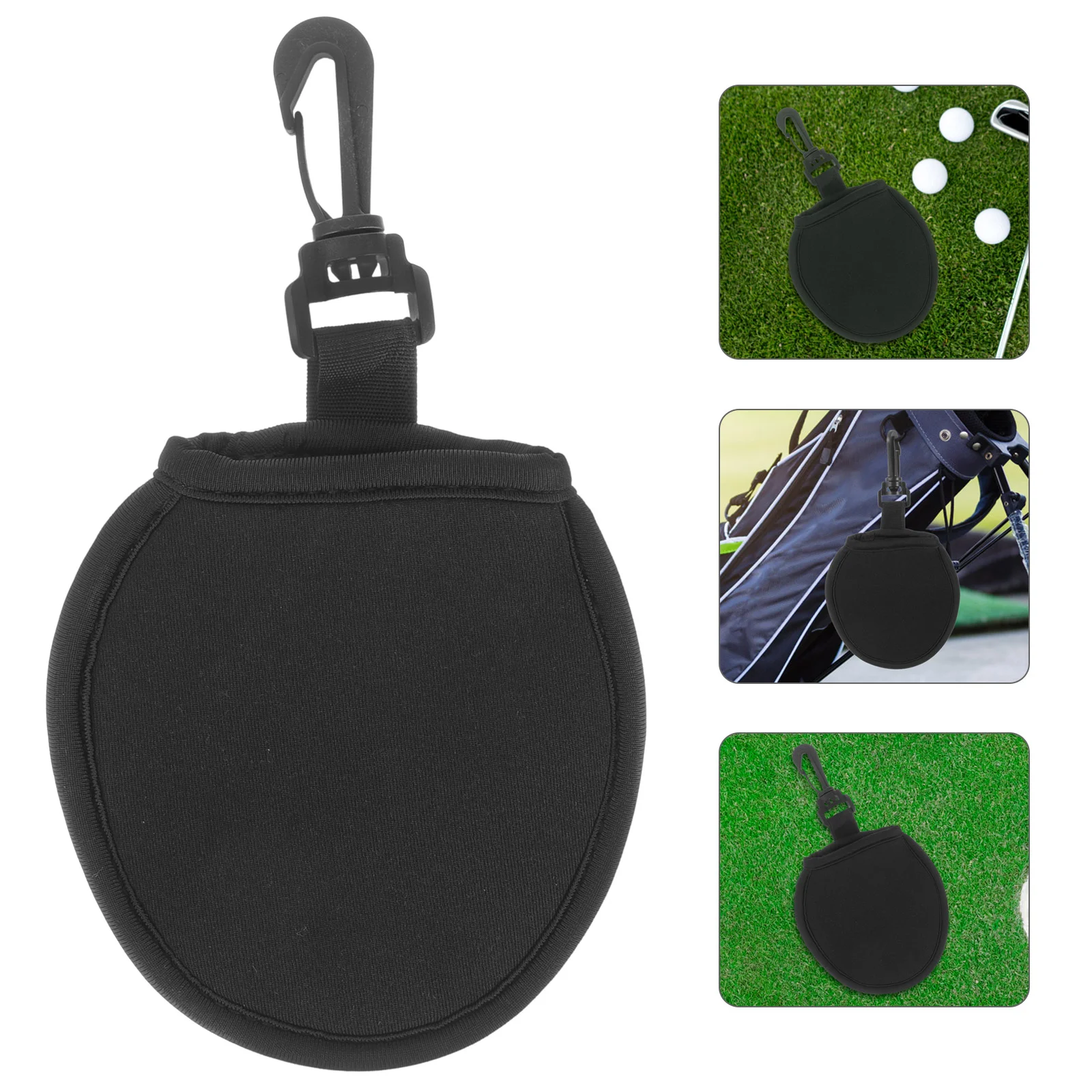 

Golf Ball Cleaning Golfing Cleaner Pouch Pocket Golfs Washer Bag Bags Protective Cover Nylon Supplies Outdoor
