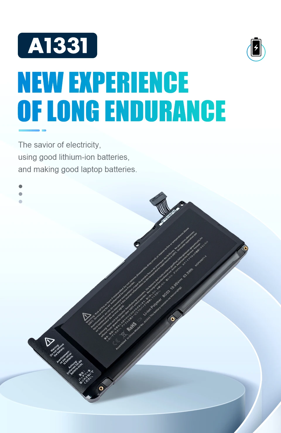 НОВЫЙ аккумулятор для ноутбука A1331 A1342 Apple MacBook 13 3 дюйма Unibody MC207LL/A MC516LL/A 020-6809-A