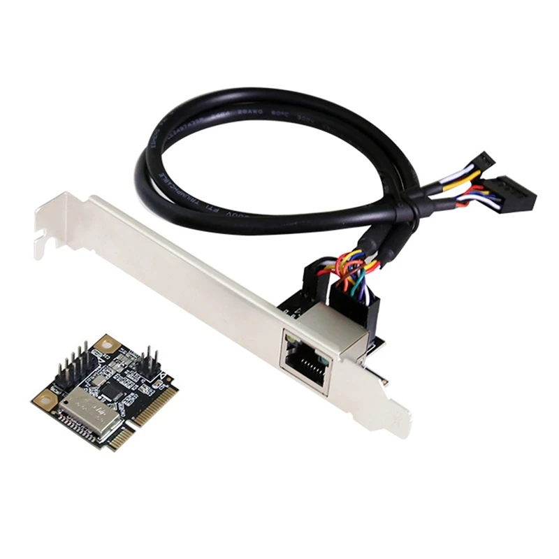 

Mini PCI-E Gigabit Network Card RJ45 Ethernet Network Card Desktop Network Card PCIE Network Card Driver-Free