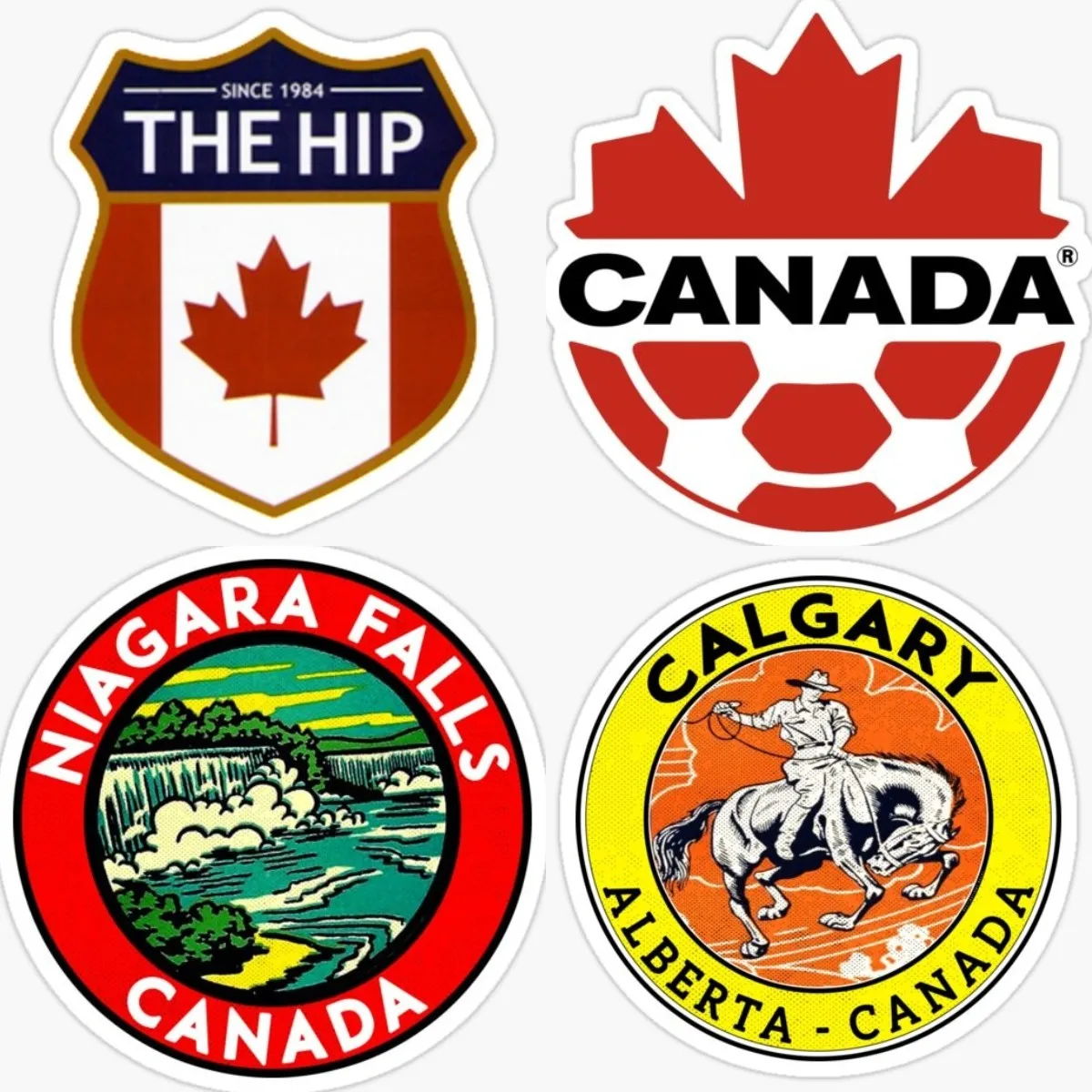 

Canada Flag of Canada Sticker Motorcycle Car Stickers Laptop RV Wall Camper Travel Bumper Vinyl Decals
