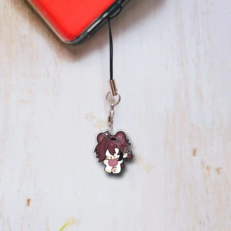 5 шт. Genshin Impact Venti мобильный ремешок-цепочка чехол для телефона милые акриловые