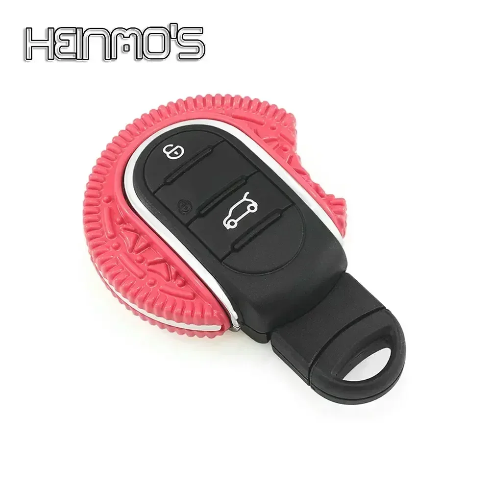 

Для Mini Cooper One JCW F54 F55 F56 F57 F60 чехол для ключей от машины, брелок в виде ракушки, декоративный стиль, защита, аксессуары для страны