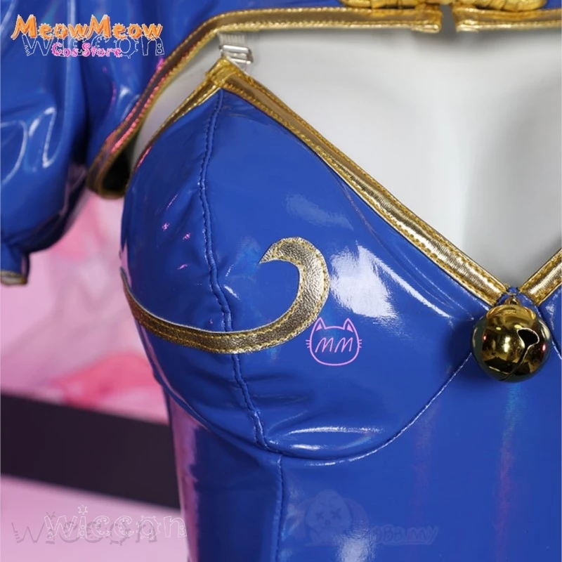 Street Chunli Chun Li Косплей Костюм Парик Истребитель Игра SF Ролевая Банни Наряд Для