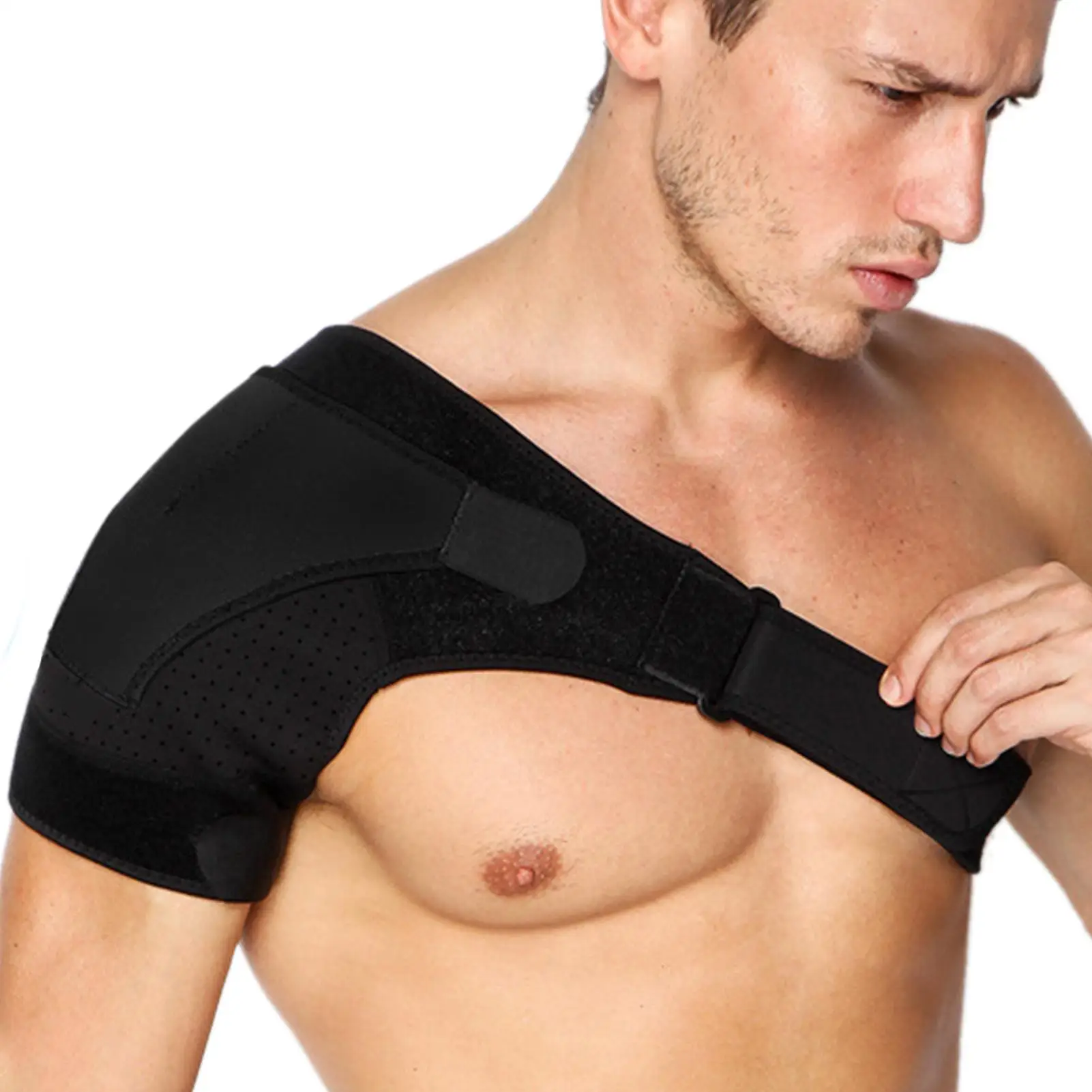 

Поддержка плеч, гибкий Спортивный плечевой ремень, легкие плечевые ремни, компрессионная защита, Одиночная нагрузка на плечи для