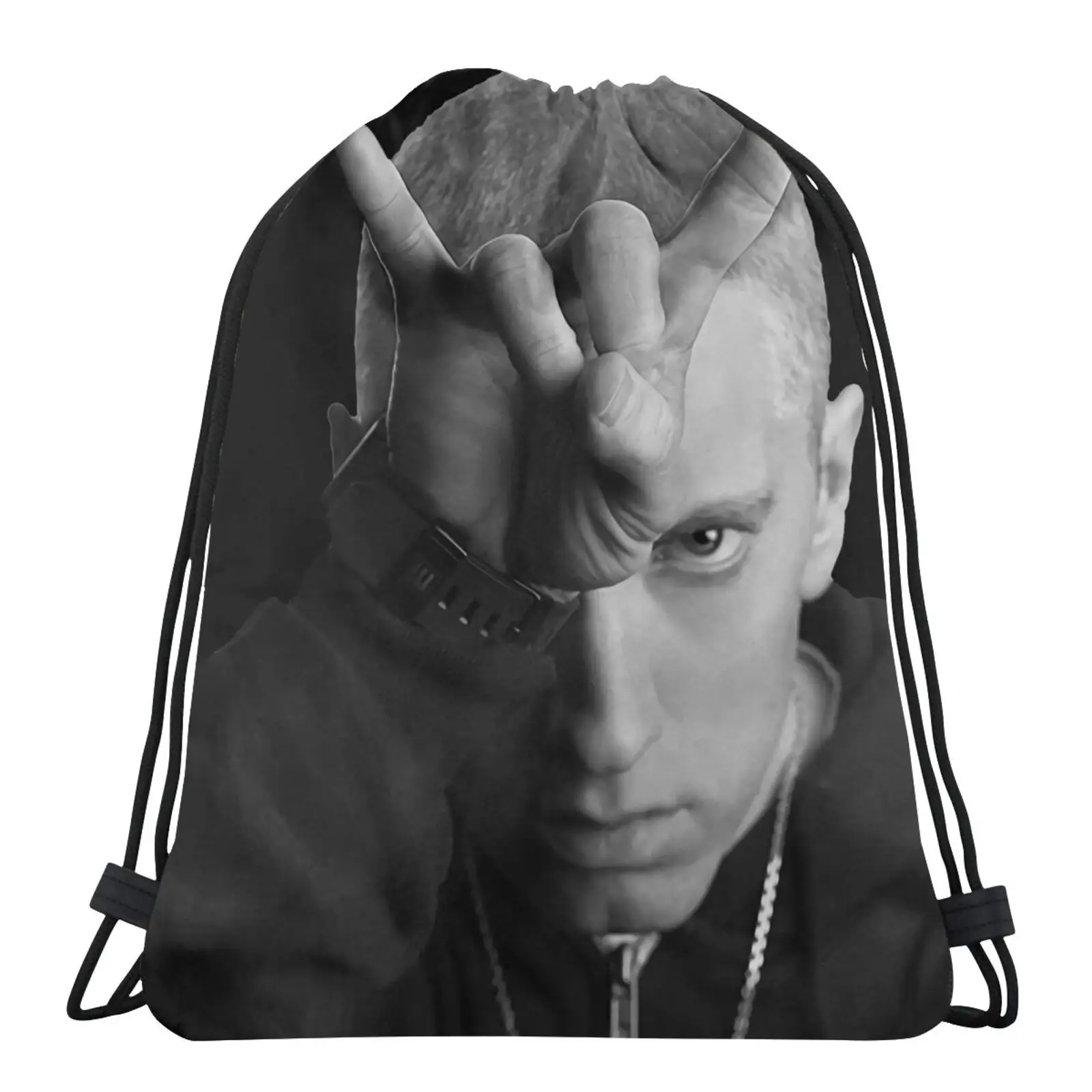 

Женский зеркальный тканевый рюкзак Eminem, с отделением для пальцев