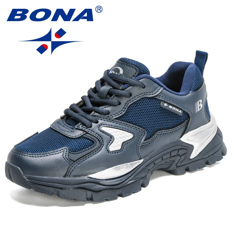 

BONA 2022 New Designers Running Shoes Women Breathable Sneaker Casual Antiskid Wear-resistant Jogging Walking Footwear Feminimo