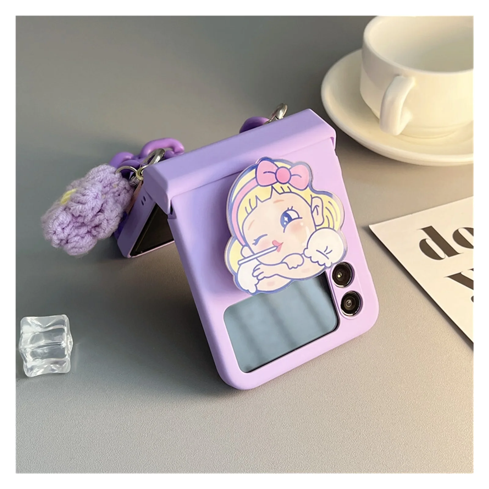 

Новый складной защитный экран для Samsung Galaxy Zflip3 мобильный телефон Shell Cute Z Flip3 Matte Z FLIP 3 Etui F7110