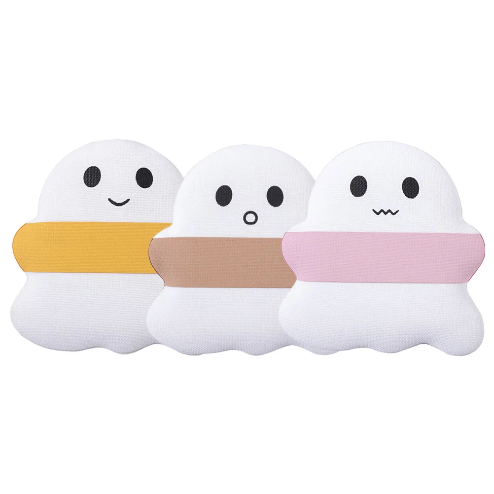 3 шт. призрачная пуховка маленькая губка для блендера макияжа мини-пудра