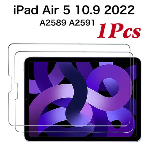 Закаленное стекло для Apple iPad Air 5 2022 A2589 A2591, полноэкранное Защитное стекло для iPad Air 5-го поколения 10,9 дюйма