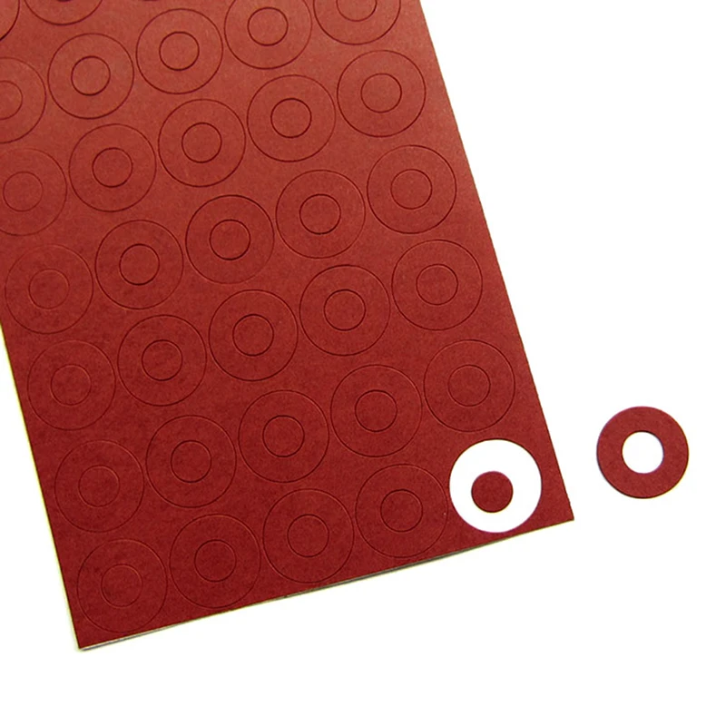

100pcs 18650 Battery Insulator Insulation Ring Adhesive Cardboard Paper
