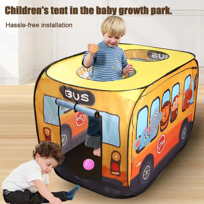 

Kids Foldable Play Tent Indoor Outdoor Tent Garden Play House Food truck princess bus Popup Tent Girls Boys birthday Xmas Gift
