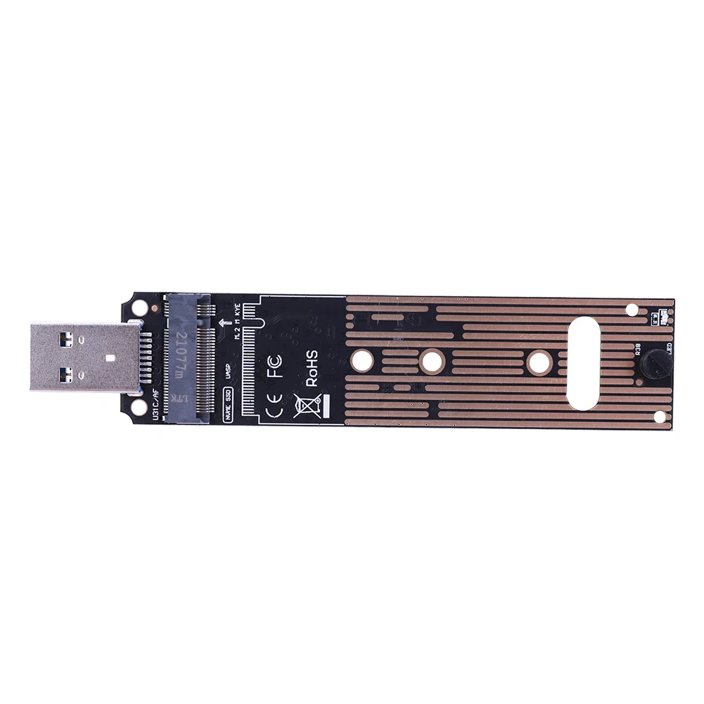 Конвертер жесткого диска M.2 NVME USB3.1 SSD-конвертер 10 Гбит/с Gen 2 SSD-адаптер USB для Samsung WD