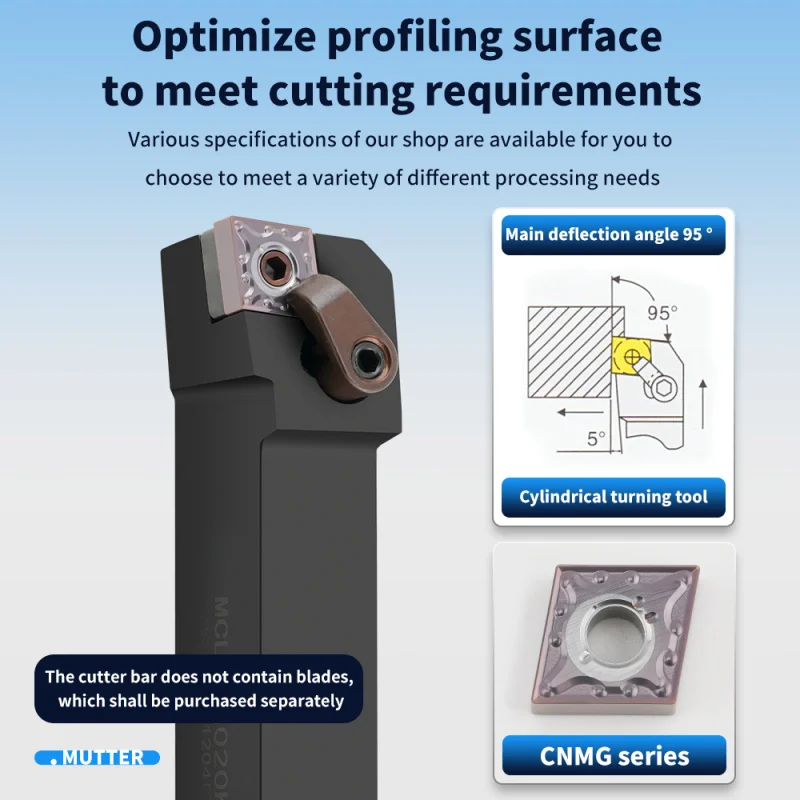 TAOPU Держатель токарного инструмента Аксессуары для машин MCLNR1616 MCLNR2020 MCLNR2525 MCLNR3232