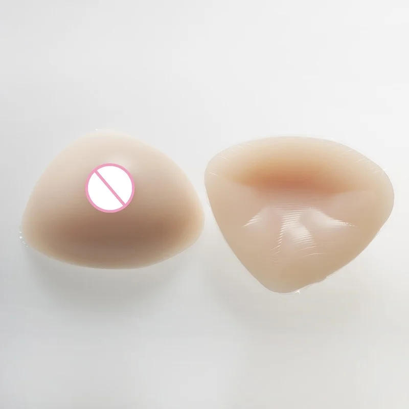 

Silicone Fake Breast Liquid Silicone Breast Prosthesis Concave Bottom Triangle Cross-dressing Breast After Breast Bursting