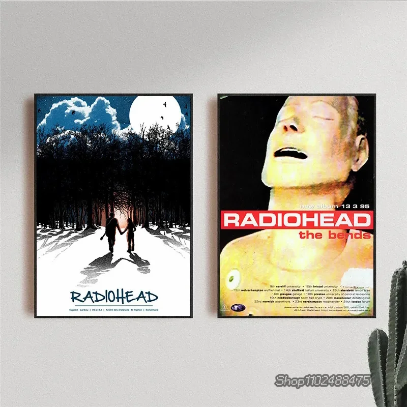 Постер на стену рок-группы радио музыка художественный Ретро ок компьютерный