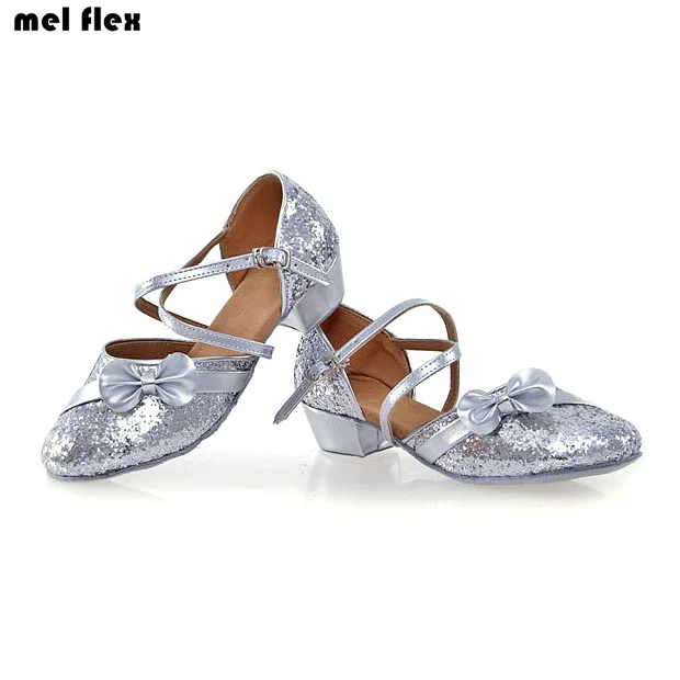 Женские туфли для бальных танцев на низком каблуке девочек 12 + лет 2022 |