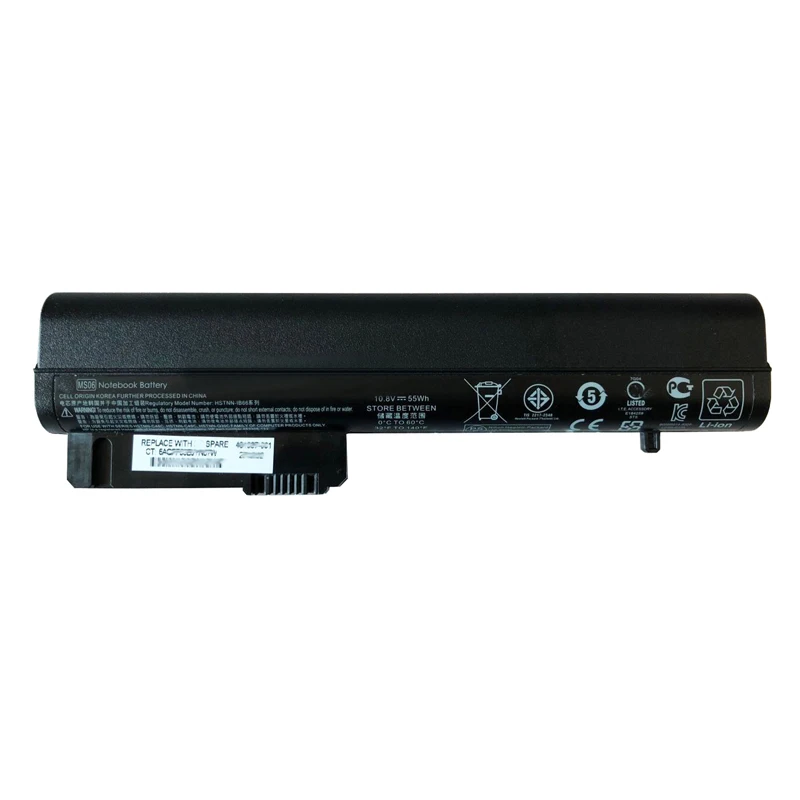 Новый оригинальный аккумулятор MS06 MS06XL для HP EliteBook 2510P 2530P 2540P NC2400 NC2410 HSTNN-DB0V/DB65/IB66 10 8