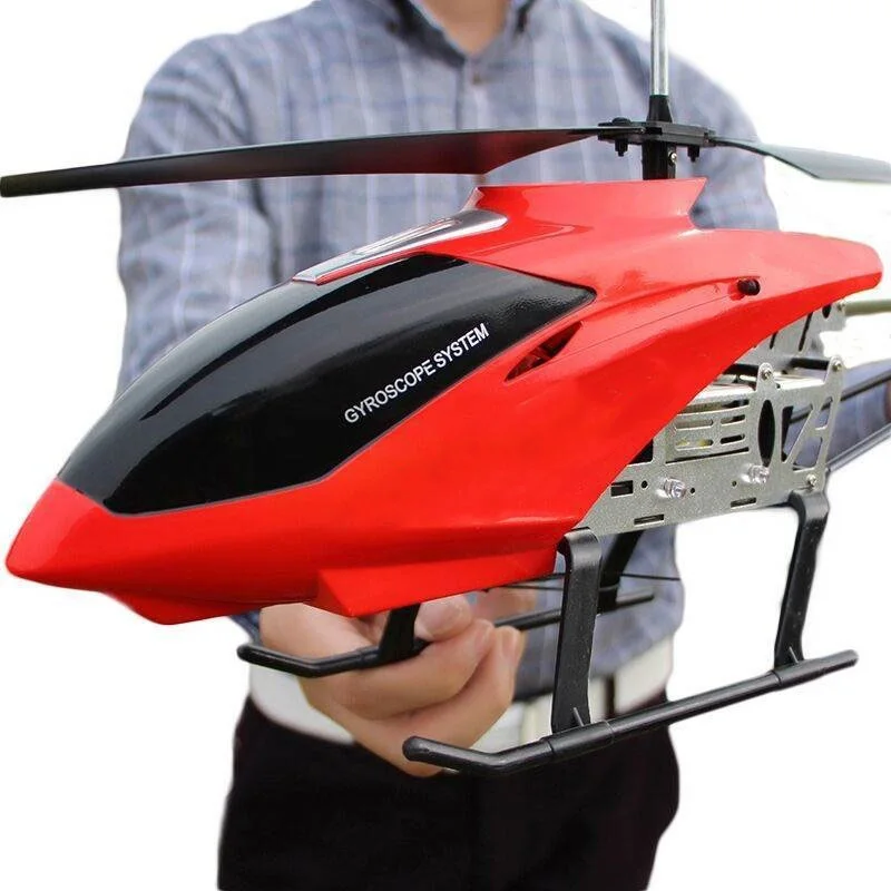 

3.5CH 80cm Super Large helicopter remote control aircraft anti-fall rc helicopter charging toy drone model UAV outdoor fly model