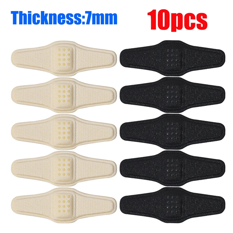 5pairs Heel Insoles Patch Pain Relief Anti-wear Shoe Cushion Pads Feet Care Heel Protector Adhesive Back Sticker Shoes Insert