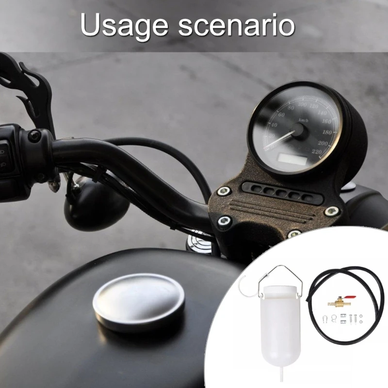 Дополнительный бензиновый контейнер на 1 л легко устанавливается с цепным