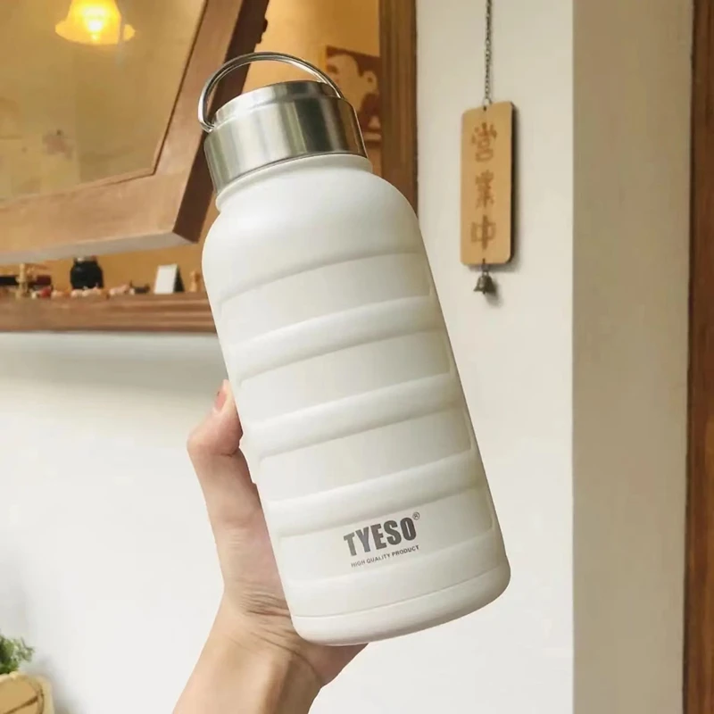 

750ml/1000ml Stainless Steel Coffee Thermos Mug With Non-slip Case Car Vacuum Flask Travel Insulated Bottle Sport Water Bottles
