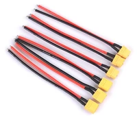 10cm 15cm xt60 connecting line 14 awg cable extension diy malefemale battery cable for rc battery esc
