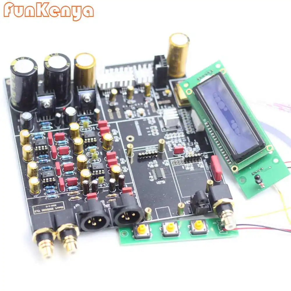 

ES9038PRO DAC Decoder Board With Display Op Amp TI NE5532 JRC5534 Bluetooth 5.0 CSR8675