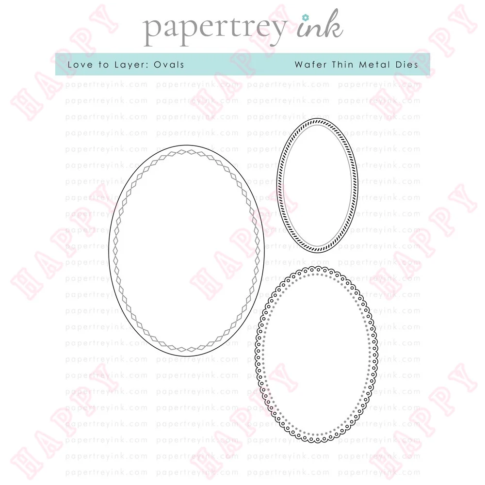 

Metal Cutting Dies Love To Layer Ovals Series Scrapbooking DIY Decoration Embossing Template Paper Craft Knife Mould Blade Punch