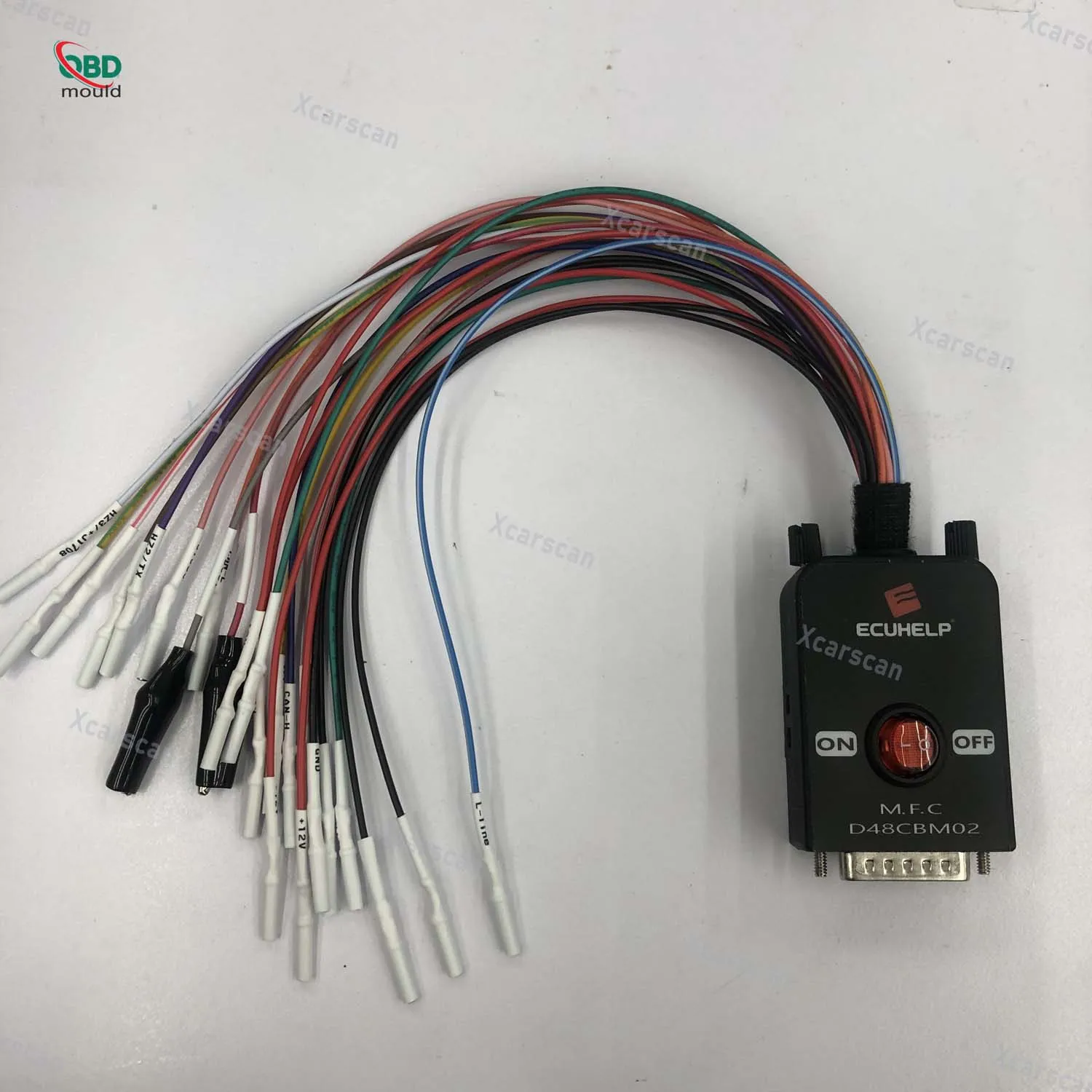 Кабель-переходник ECUHELP KT200II для программатора ECUHELP KT200 KT200II OBD2 для автомобилей и грузовиков через OBD  на столе для программирования  в режиме загрузки JTAG (art.: 3920d8cb992a8) - 3920d8cb992a8