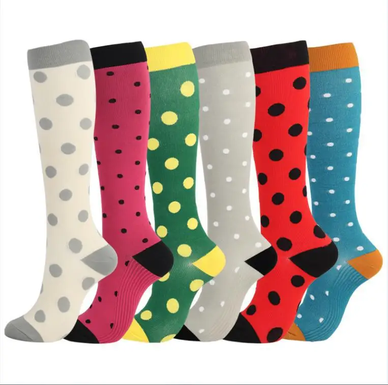 Manufacturers Wholesale Pressure Socks 6 PAIRS Sport Compression Socks Women Nurse Men's and Women's Sports Socks Cycling