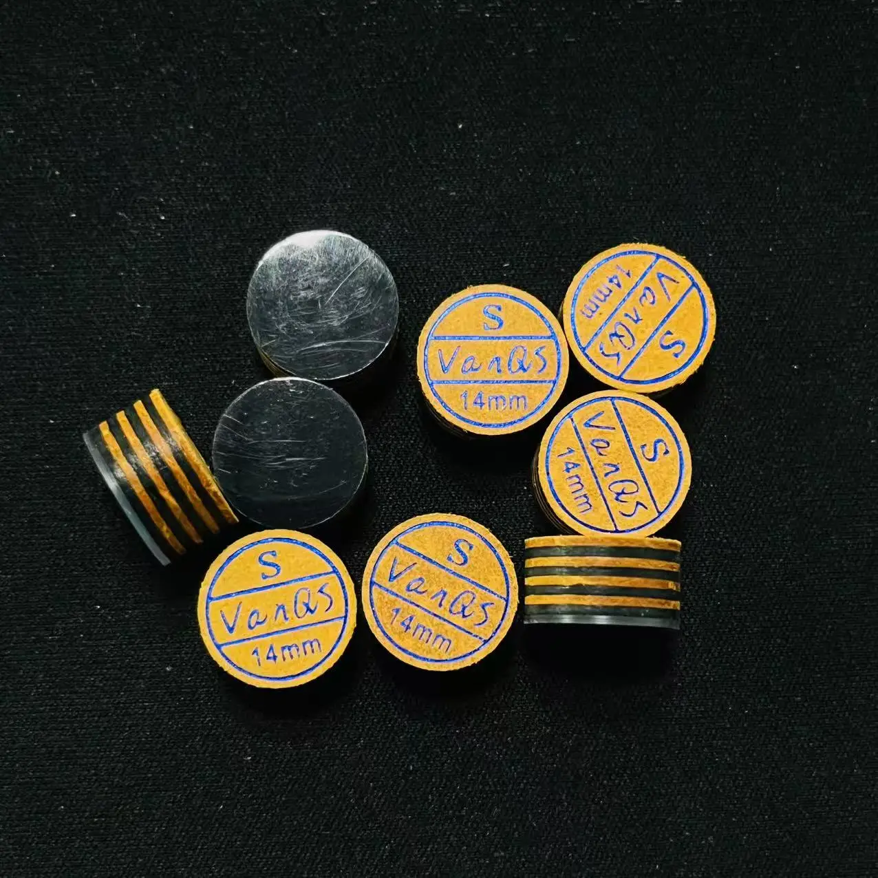 VanQs кожаный наконечник для бильярда 14 мм