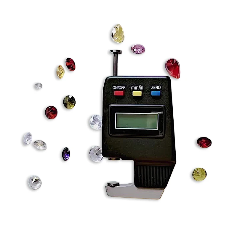 Портативный электронный цифровой карманный толщиномер 0-15 мм драгоценный камень